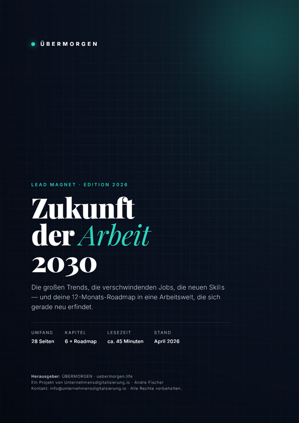 Cover: Zukunft der Arbeit 2030